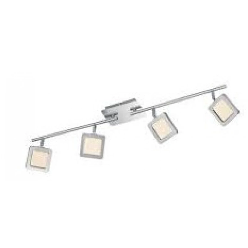 Trio VISION 872610407 mennyezeti lámpa matt nikkel fém incl. 4 x SMD, 4,3W, 3000K, 380Lm 380 lm 3000 K IP20 A+