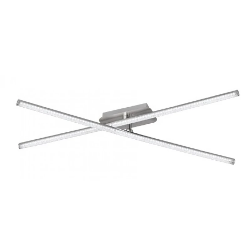 Trio CHAUSSEE R62462100 mennyezeti lámpa matt nikkel fém incl. 2 x SMD, 8W, 4000K, 800Lm 800 lm 4000 K IP20 A+